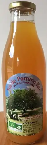 Jus de pomme bio 25